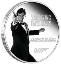 Load image into Gallery viewer, JAMES BOND 007 LEGACY SERIES 3rd ISSUE 2023 1oz SILVER PF $1 COIN Timothy Dalton
