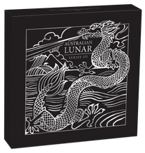 Load image into Gallery viewer, 2024 Lunar Year of the DRAGON 1 Kilo Silver $30 Coin NGC MS70 w/ Gold Privy Mark
