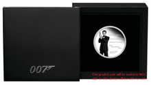 Load image into Gallery viewer, 2024 James Bond Legacy 4th Issue Pierce Brosnan SILVER $1 1oz COIN NGC PF70 ER
