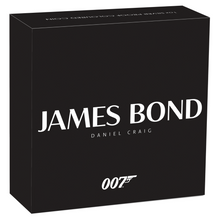 Load image into Gallery viewer, JAMES BOND 007 DANIEL CRAIG 2024 1oz .9999 SILVER $1 COIN Colored Proof
