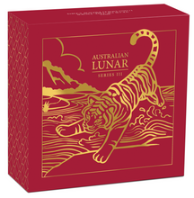 Load image into Gallery viewer, 2022 Australia Bullion 1/10oz GOLD Lunar Year of the Tiger NGC PF69 $15 Coin FR
