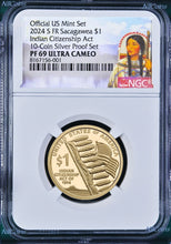 Load image into Gallery viewer, 2024 Sacagawea PROOF $1 Indian Citizens FR NGC PF69 *10-coin-silver-set* Version
