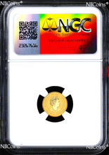 Load image into Gallery viewer, 2024 Australia Colored GOLD $5 Lunar Year of the Dragon NGC MS70 1/20oz Coin FR
