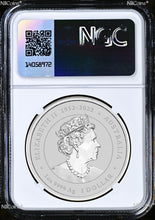 Load image into Gallery viewer, 2024 Silver Lunar Year Dragon TEAL NGC MS69 1oz $1 ANDA PERTH MONEY EXPO
