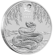 Load image into Gallery viewer, 2025 P Australia Lunar Year of the SNAKE 1oz Silver $1 Coin Series3 In Capsule
