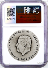 Load image into Gallery viewer, 2024 FRIDA KAHLO 2oz Silver Antiqued Colored $2 Coin NGC MS70 ER
