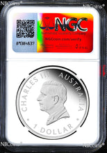 Load image into Gallery viewer, 2024 P Perth Mint 125 Anniv. 1oz Silver Kangaroo/koala/Kooka NGC PF70 $1 Coin FR
