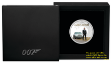 Load image into Gallery viewer, 2024 James Bond DANIEL CRAIG SILVER PROOF $1 1oz COIN NGC PF70 Aston Martin DB5
