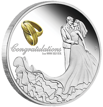 Load image into Gallery viewer, 2021 P AUSTRALIA Wedding 1oz SILVER PROOF COIN NGC PF70 UC FR
