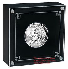 Load image into Gallery viewer, 2021 Australia Lunar Year Of The OX High Relief 1oz Silver Coin NGC PF69 FR
