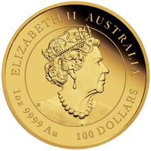 Load image into Gallery viewer, 2022 Australian Lunar Year of the Tiger 1oz Gold Proof $100 Coin NEW Series-3
