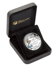 Load image into Gallery viewer, 2015 150TH ANNIVERSARY OF ALICE&#39;S ADVENTURES IN WONDERLAND 1OZ SILVER PROOF COIN
