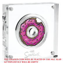 Load image into Gallery viewer, 2019 The Simpsons Donut Proof $1 1oz Silver COIN NGC PF 70 FR
