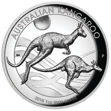 Load image into Gallery viewer, 2018 P Australia HIGH RELIEF 1oz Silver Kangaroo $1 Coin NGC PF69 ER New Label
