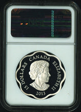 Load image into Gallery viewer, 2013 SCALLOP CANADA LUNAR YEAR SNAKE 1 oz Silver S$15 Coin NGC PF69  ULTRA CAMEO
