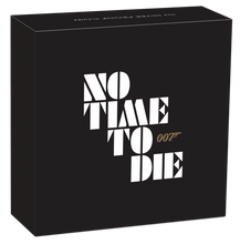 Load image into Gallery viewer, 2020 JAMES BOND 007 NO TIME TO DIE 1oz .9999 SILVER PROOF $1 COIN
