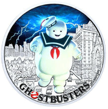 Load image into Gallery viewer, 2017 Perth Mint Tuvalu GHOSTBUSTERS Stay Puft 1 oz SIlver Proof $1 Coin
