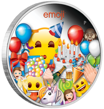 Load image into Gallery viewer, 2020 emoji Celebration .9999 1oz Silver $1 Proof Coin NGC PF70 First Releases
