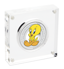 Load image into Gallery viewer, 2018 Tuvalu LOONEY TUNES – TWEETY BIRD 1/2oz SILVER Half Dollar PROOF COIN
