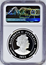 Load image into Gallery viewer, 2022 One Love 1oz .9999 Silver $1 Proof Coin NGC PF70 UC Tuvalu HEART LABEL
