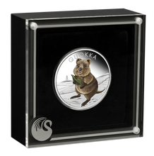 Load image into Gallery viewer, 2021 Australia Quokka 1oz .9999 Silver Proof Colored Coin
