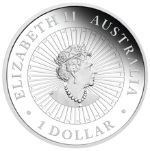 Load image into Gallery viewer, Australian 2022 1oz Silver Proof $1 LEPIDOLITE Coin Great Southern Land
