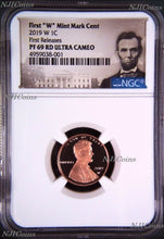 Load image into Gallery viewer, 2019 W Proof Lincoln Penny Cent West Point NGC RD PF UC 69 FR (Portrait Label)
