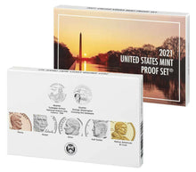 Load image into Gallery viewer, 2021 S US Mint 7 Coin Proof Set w/AB QUARTERS w/Box/COA 21RG In Stock
