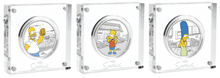 Load image into Gallery viewer, 3-Coin Set 2019 The Simpsons - Homer Bart &amp; Marge Simpson 1oz x3 $1 Silver
