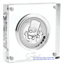 Load image into Gallery viewer, 2022 HIGH RELIEF Simpsons Bart Simpson Proof $2 2oz Silver COIN NGC PF69 FR
