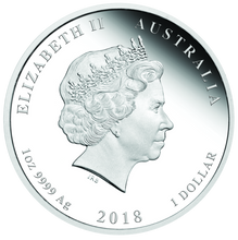 Load image into Gallery viewer, 2018 Royal Wedding Prince Henry Ms. Meghan Markle 1oz $1 Silver Proof Coin
