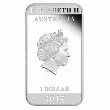 Load image into Gallery viewer, Australia 2017 Posters of World War I –Home League 1 OZ $1 SILVER Rectangle COIN
