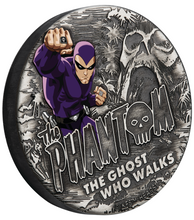 Load image into Gallery viewer, The Phantom 2023 2oz .9999 Silver Antiqued Colored $2 Coin
