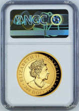 Load image into Gallery viewer, 2022 Australian High Relief Proof Kangaroo $200 NGC PF70 .9999 2oz GOLD Coin ER
