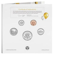 Load image into Gallery viewer, 2019 S US Mint Happy Birthday Proof 5 Coin Set (19RE) with Gift Card Folder
