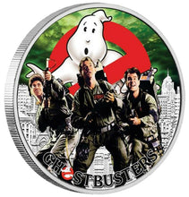 Load image into Gallery viewer, 2017 Perth Mint Tuvalu GHOSTBUSTERS CREW 1 oz SIlver Proof $1 Coin
