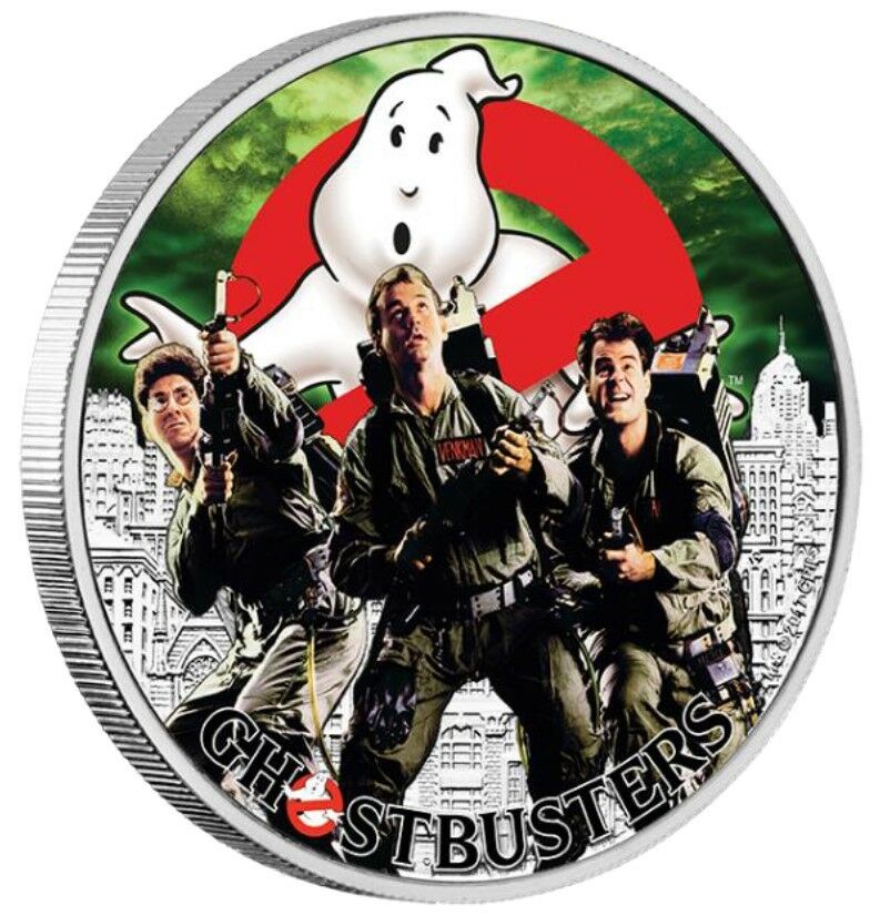 2017 Perth Mint Tuvalu GHOSTBUSTERS CREW 1 oz SIlver Proof $1 Coin