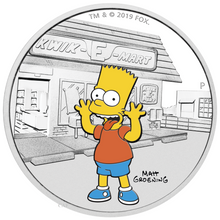 Load image into Gallery viewer, 3-Coin Set 2019 The Simpsons - Homer Bart &amp; Marge Simpson 1oz x3 $1 Silver
