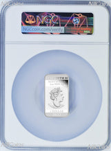 Load image into Gallery viewer, 2022 PROOF Dragon 1oz .9999 Silver Rectangular $1 Dollar Bar COIN NGC MS 69 ER
