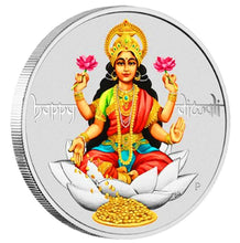 Load image into Gallery viewer, 2017 Tuvalu Diwali Festival 1oz .9999 Silver $1 Coin Mint-Sold-Out
