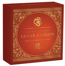 Load image into Gallery viewer, 2024 Australia Opal Series Lunar Year of the Dragon 1oz Silver Proof $1 Coin
