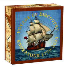 Load image into Gallery viewer, 2020 VOYAGE OF DISCOVERY ENDEAVOUR 1770-2020 1oz $1 SILVER PROOF COIN
