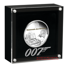 Load image into Gallery viewer, 2021 James Bond Diamonds Are Forever SILVER PROOF $1 1oz COIN NGC PF69 FR
