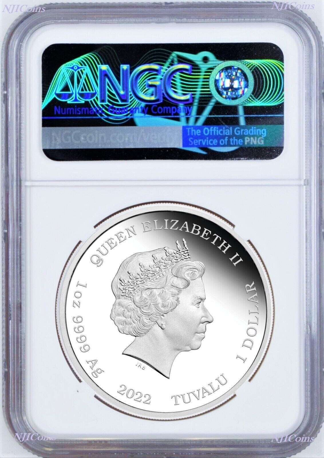 2022 James Bond Legacy 2nd Issue Roger Moore SILVER PROOF $1 1oz