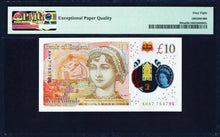 Load image into Gallery viewer, Great Britain Bank of England 10 Pounds 2016 PMG P-395a Queen Elizabeth Grade 68
