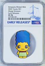 Load image into Gallery viewer, 2022 Simpsons Marge 3rd in Minted Mini Series 1oz Silver $1 Coin NGC PF70 ER
