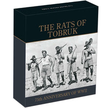 Load image into Gallery viewer, 2016 Australia 75th Anniversary WWII The Rats of Tobruk 1oz Silver Proof Coin
