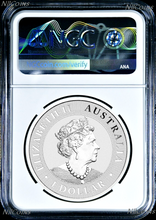 Load image into Gallery viewer, 2022 The Queen Elizabeth II Portrait on Silver Kangaroo 1oz Coin NGC MS 70 $1
