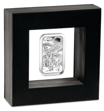 Load image into Gallery viewer, 2022 DRAGON 1oz SILVER PROOF RECTANGULAR COIN AUSTRALIA 3,888 MINTAGE ONLY
