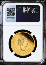 Load image into Gallery viewer, 2024 Australia PROOF 1oz GOLD Lunar Year of the DRAGON NGC PF70 UC $100 Coin FR
